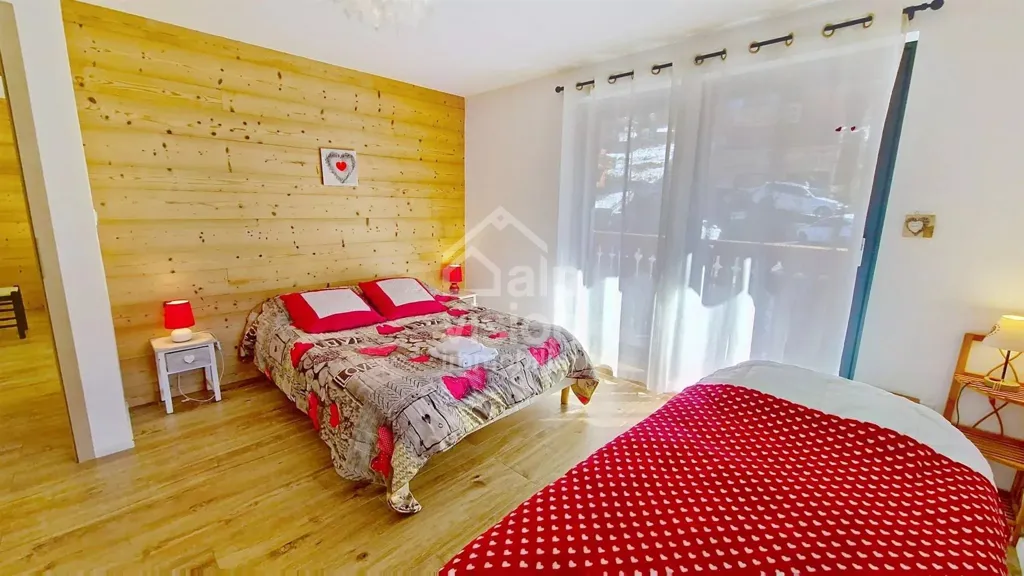 Chambres - Appartement Neuf avec Balcon et Vue Montagne à Châtel