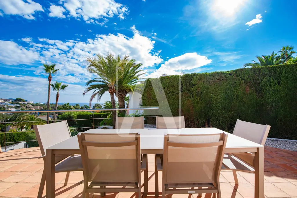 Terrasse - Mediterranean Villa with Sea Views in Benissa