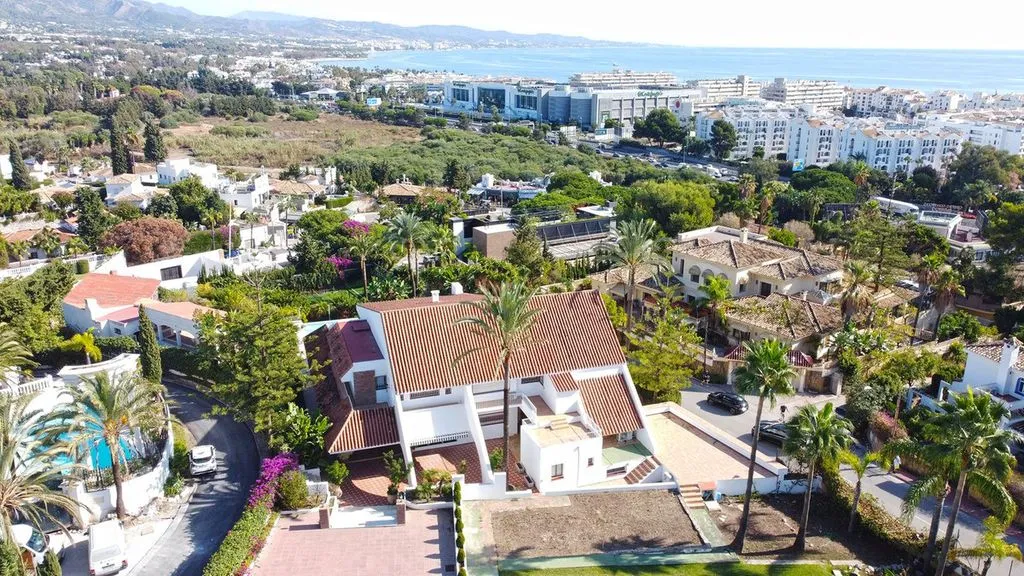 Vue aérienne - Luxury Villa with Pool near Puerto Banús