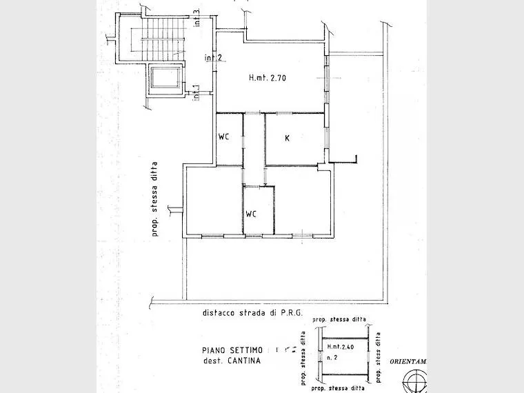 Planimetria - Appartamento con doppia esposizione e terrazzo a Pomezia