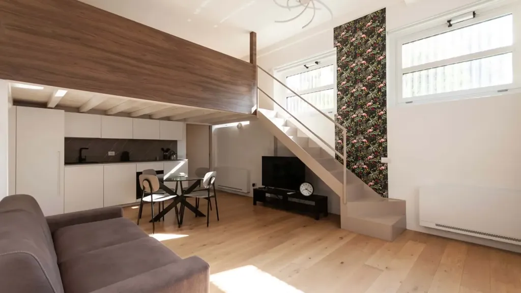 Séjour - Stylish Studio with Mezzanine in Milan
