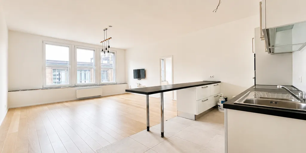 Kitchen - Apartment with Terrace in Etterbeek