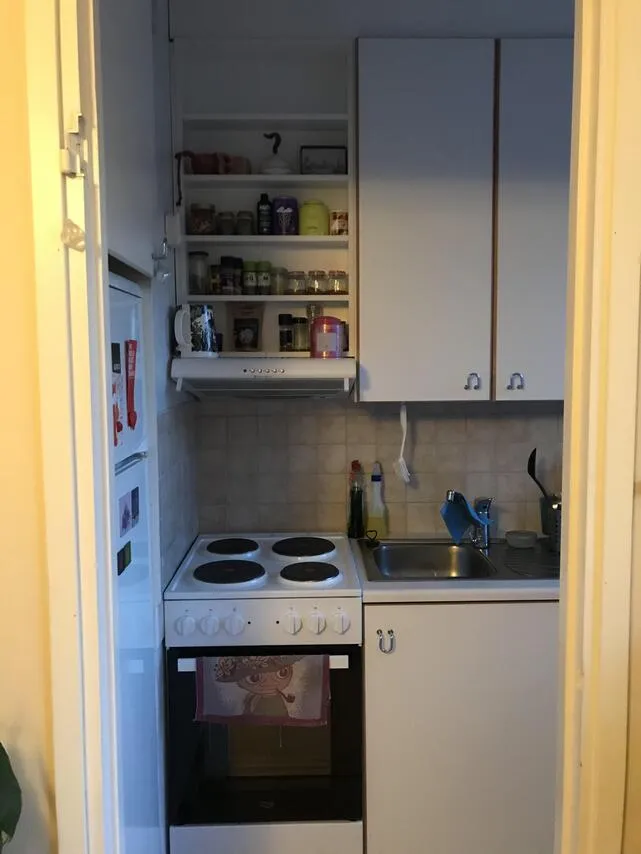 Köök - Renovated Apartment with Elevator in Turku