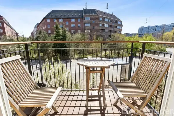 Balcon - Apartment with Balcony in Østerbro, Copenhagen