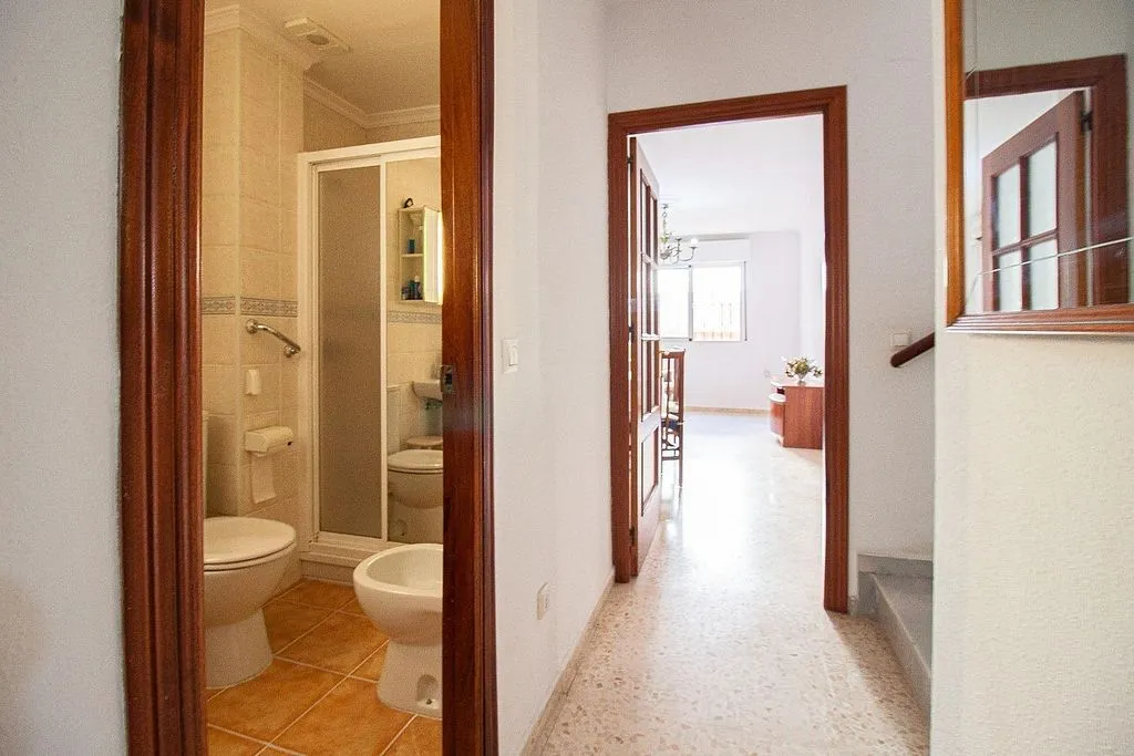 Hallway - Chalet with Air Conditioning in La Rinconada