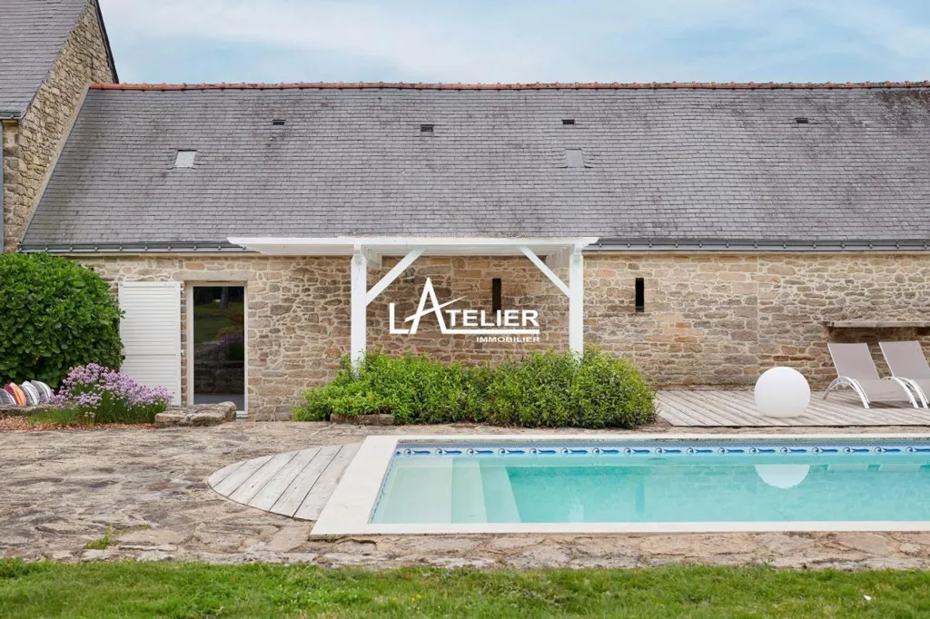 Bassein - Rustic Stone House with Pool in Countryside