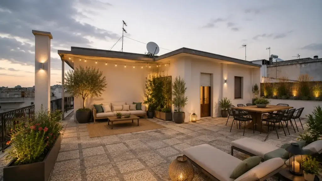 Terrass - Contemporary Apartment with Balcony in Matino