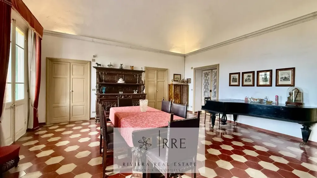 Salle à manger - Semi-detached House with Sea View in Loano