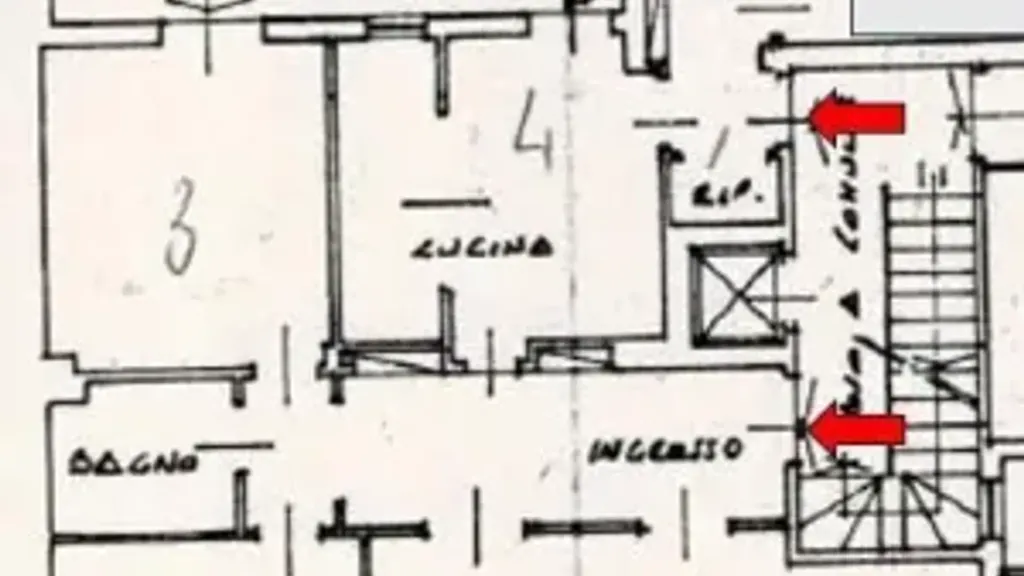 Planimetria - Apartment with Terraces in Florence