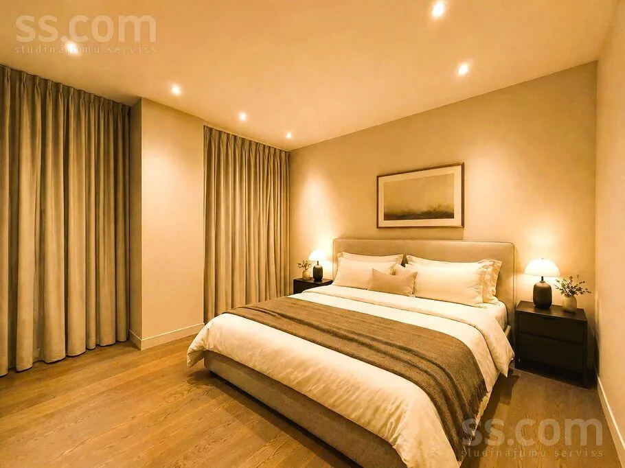 Chambres - Three-Bedroom Apartment with Sauna in Riga Centre