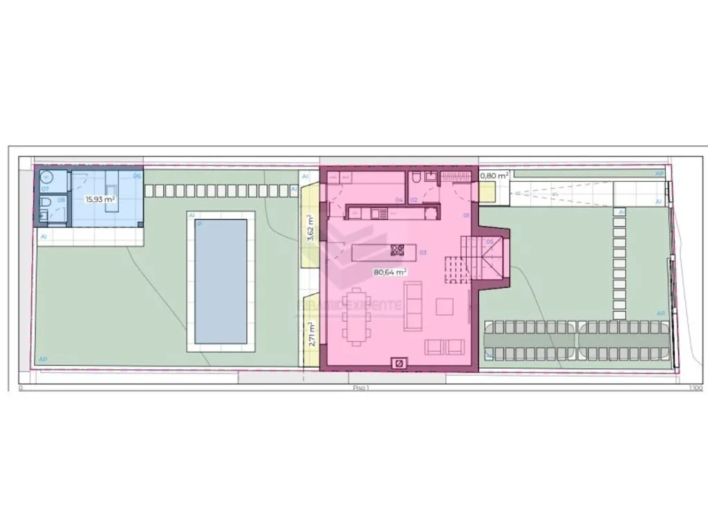 Plan - Contemporary Duplex with Pool in Azeitão