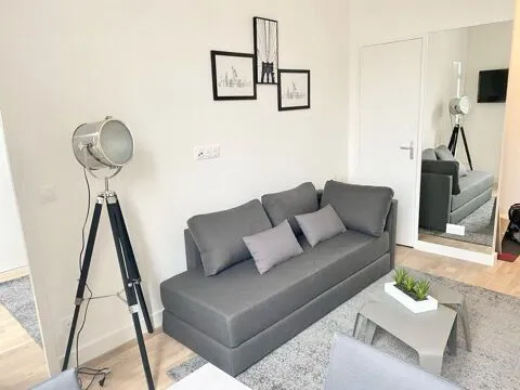 Séjour - Appartement Meublé 2 Pièces à Villeurbanne