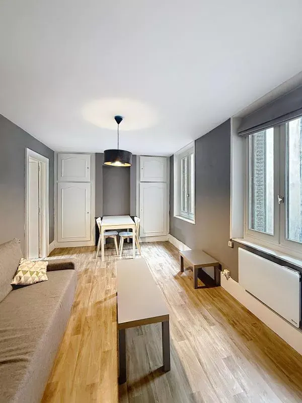 Séjour - Appartement Rénové au Centre de Nancy