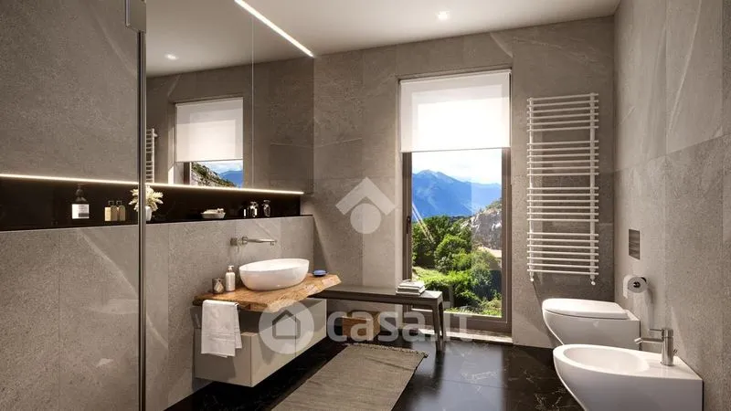 Salles de bain - Mansard Attico with Rooftop Pool in Nago-Torbole