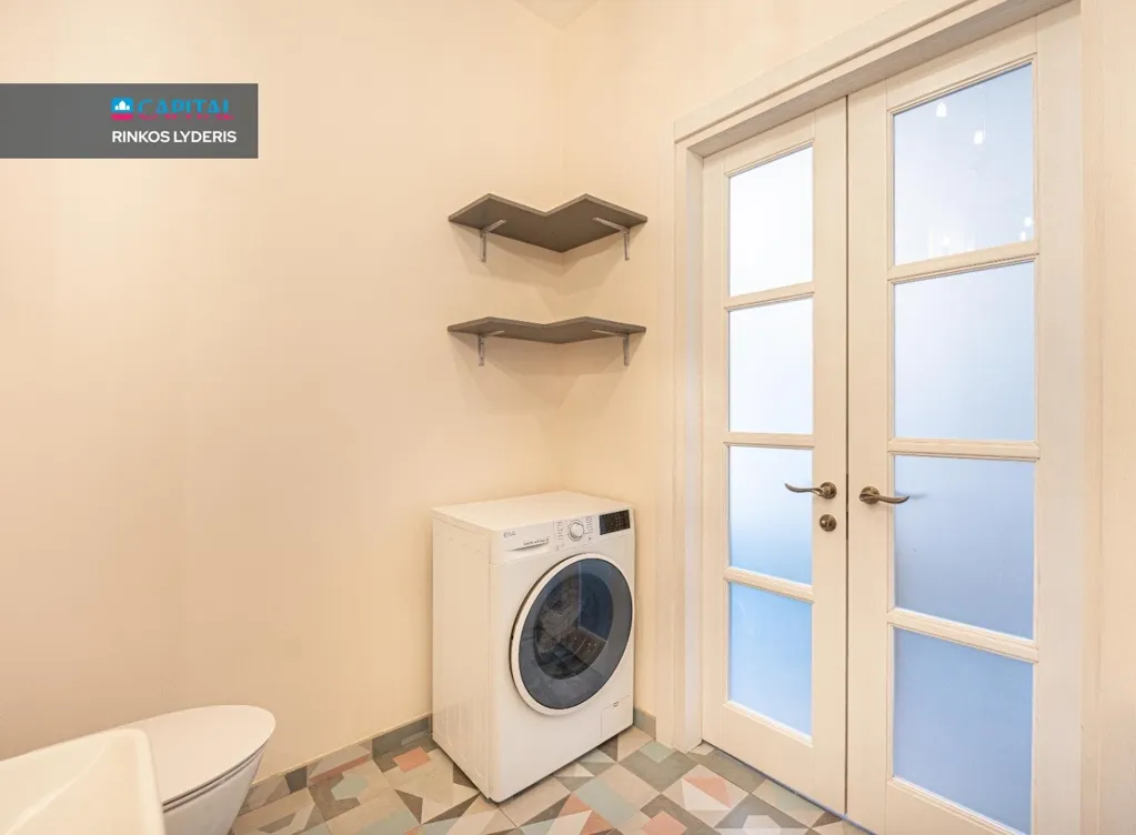 Buanderie - 2-Bedroom Apartment with Balcony in Klaipėda Centre