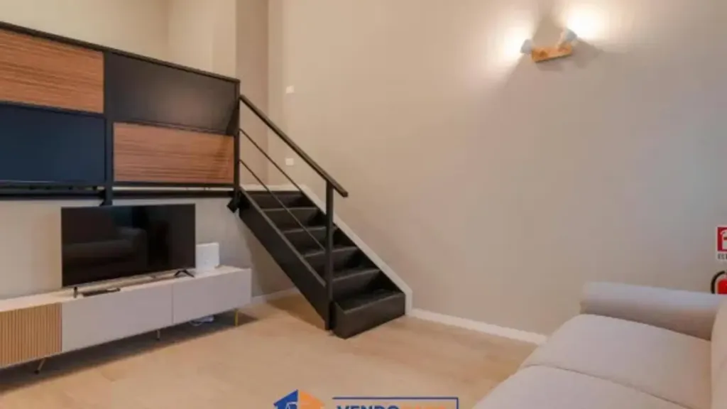 Séjour - Modern Loft with Ascender in Santa Rita, Turin