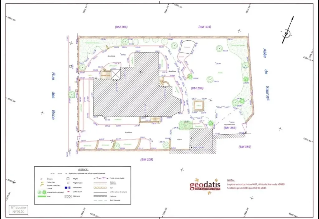 Plan - Maison de Maître avec Potentiel Locatif à Nancy