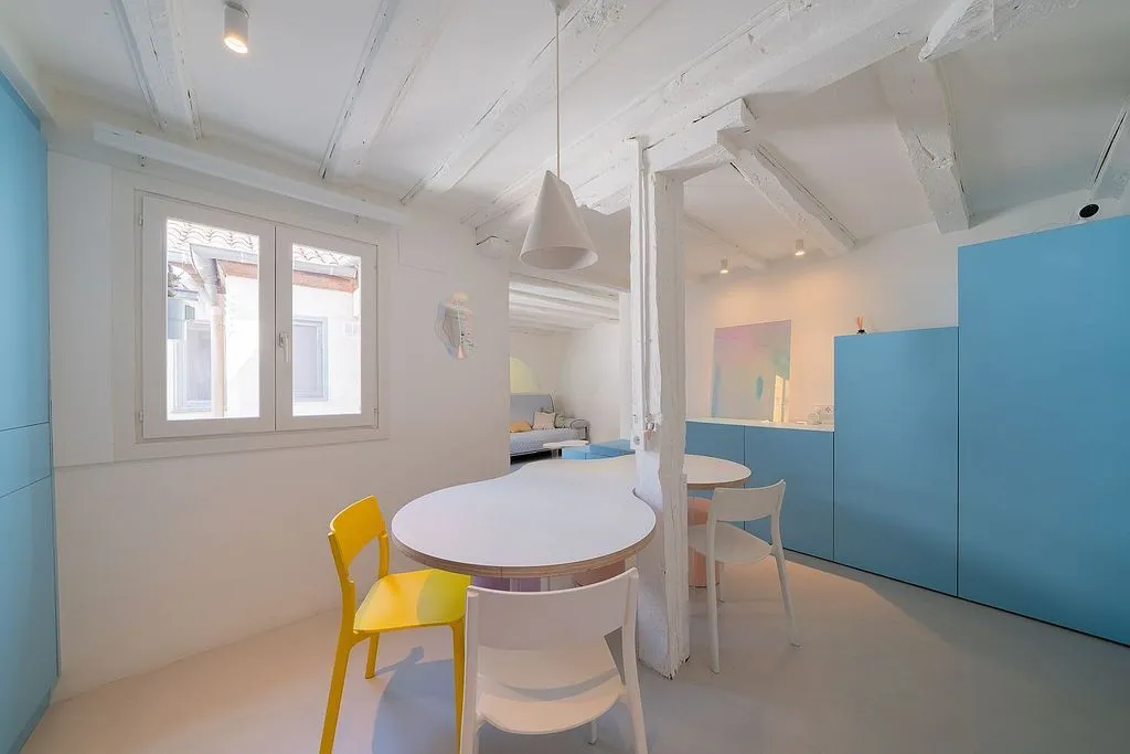 Dining Room - Furnished Flat with Historic Charm in Madrid