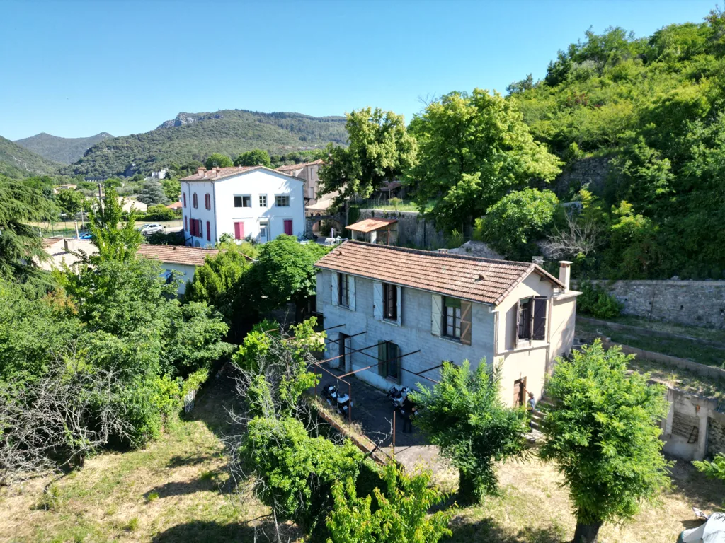 Õhuvaade - Renovatable Villa with Orchard in Ganges