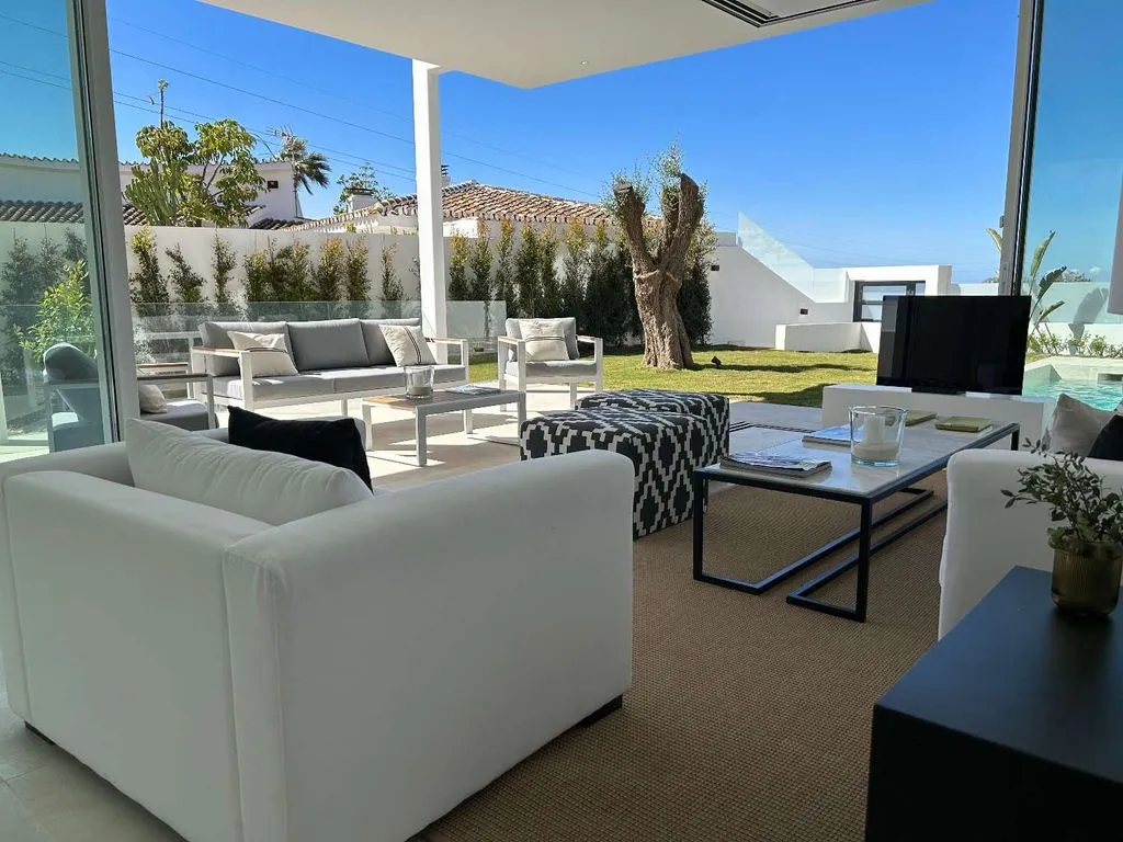 Terrasse - Luxury Villa with Sea View in Marbella