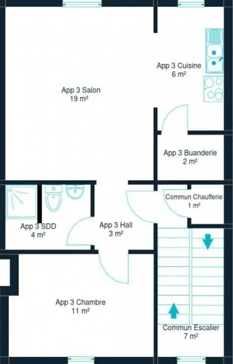 Appartement 1 chambres à Namur