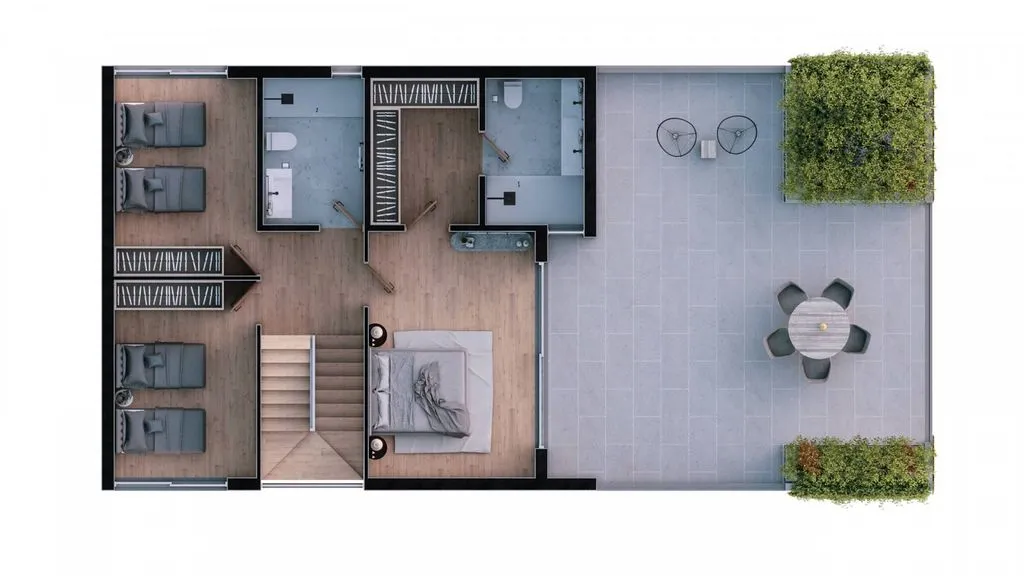 Planimetria - Luxury Villa with Pool in Estepona