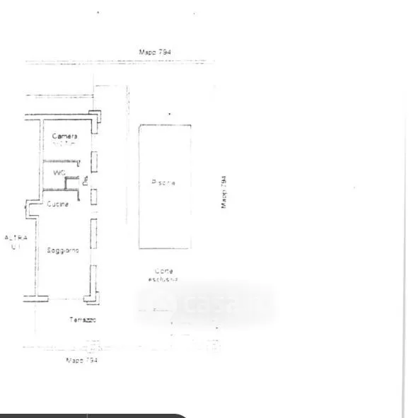 Plan - Triplex with Sea View in Varazze