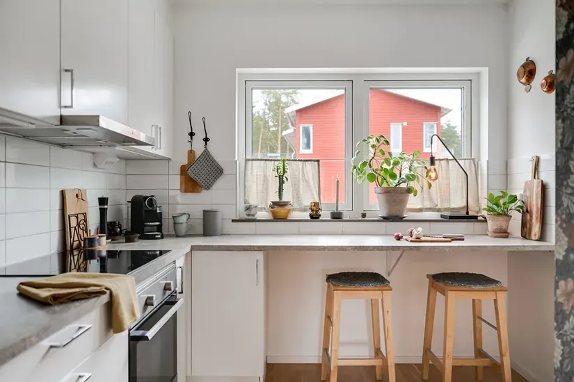 Köök - Modern Corner House with South-West View in Kristianstad