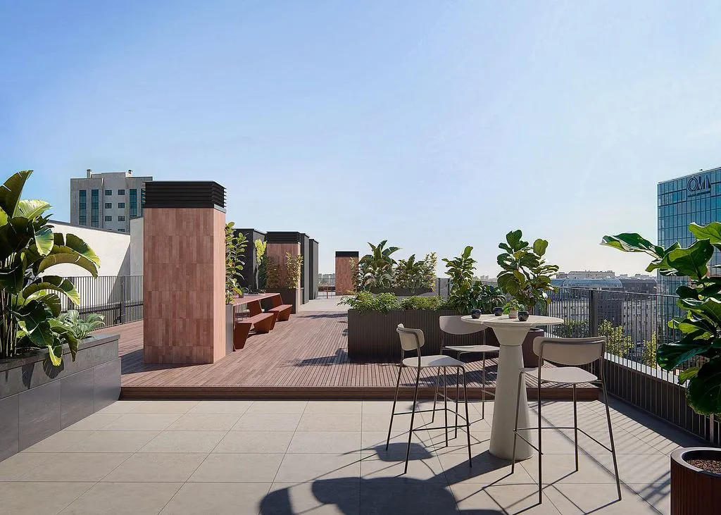 Terrasse - 1-Bedroom Flat with Pool in Arturo Soria