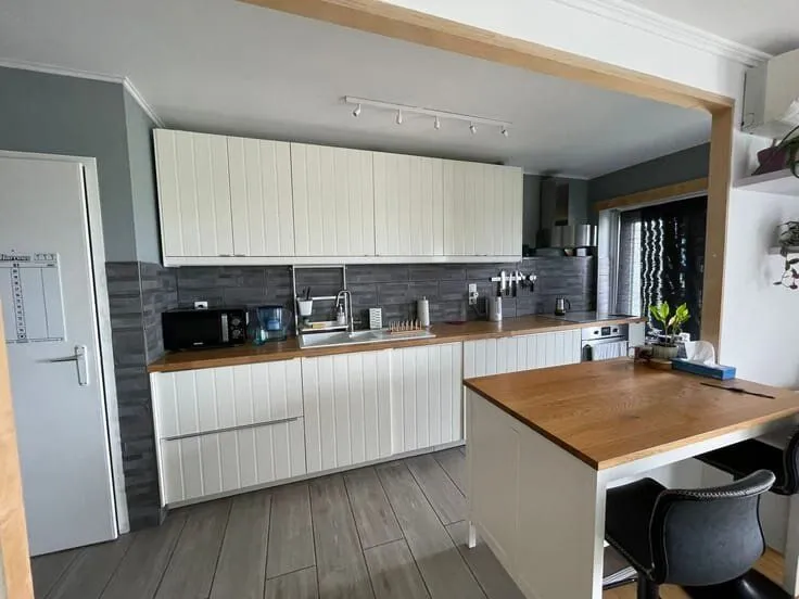 Cucina - Apartment with Canal View in Deurne, Antwerp