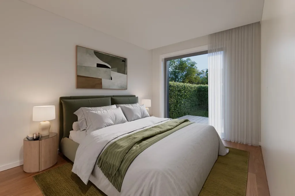 Dormitorios - Two-Bedroom Apartment with Water View in Porto