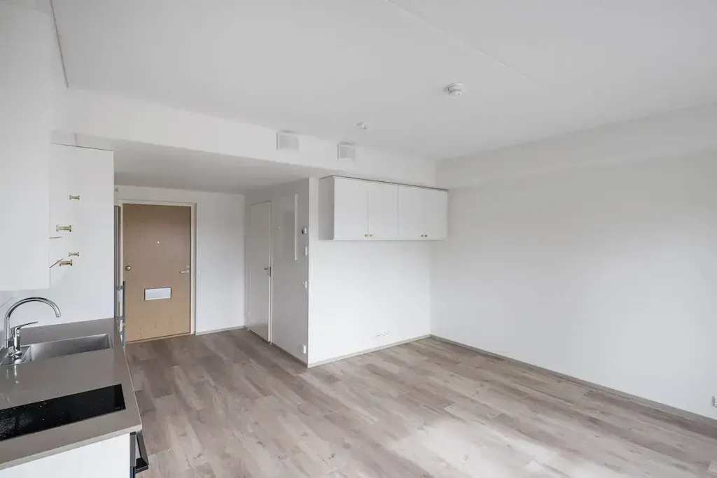 Cucina - Modern Studio with Balcony in Lamminpää, Tampere