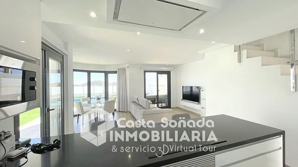 Cucina - Terraced Chalet with Pool in Finestrat