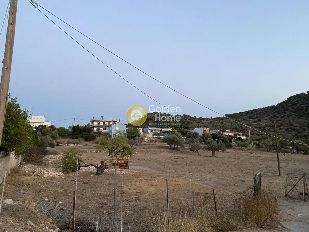 Aed - Plot with Mountain View in Agia Marina, Aegina