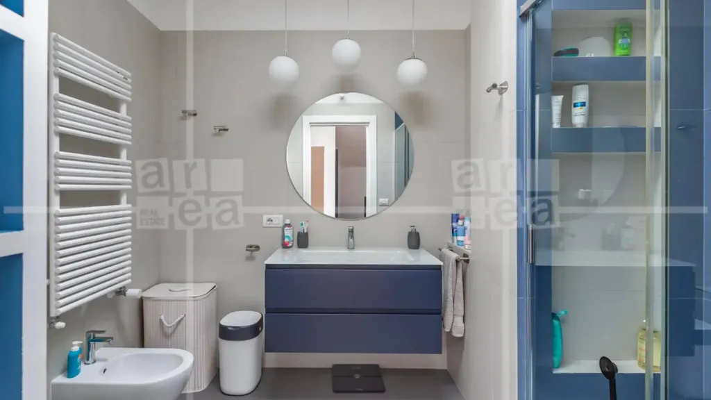 Salles de bain - Attico with Balcony in Monteverde, Rome