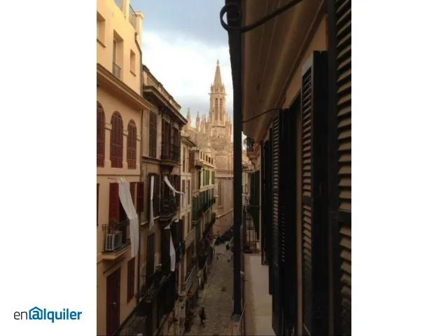 Balcony - Furnished Flat with Balcón in Palma Centre