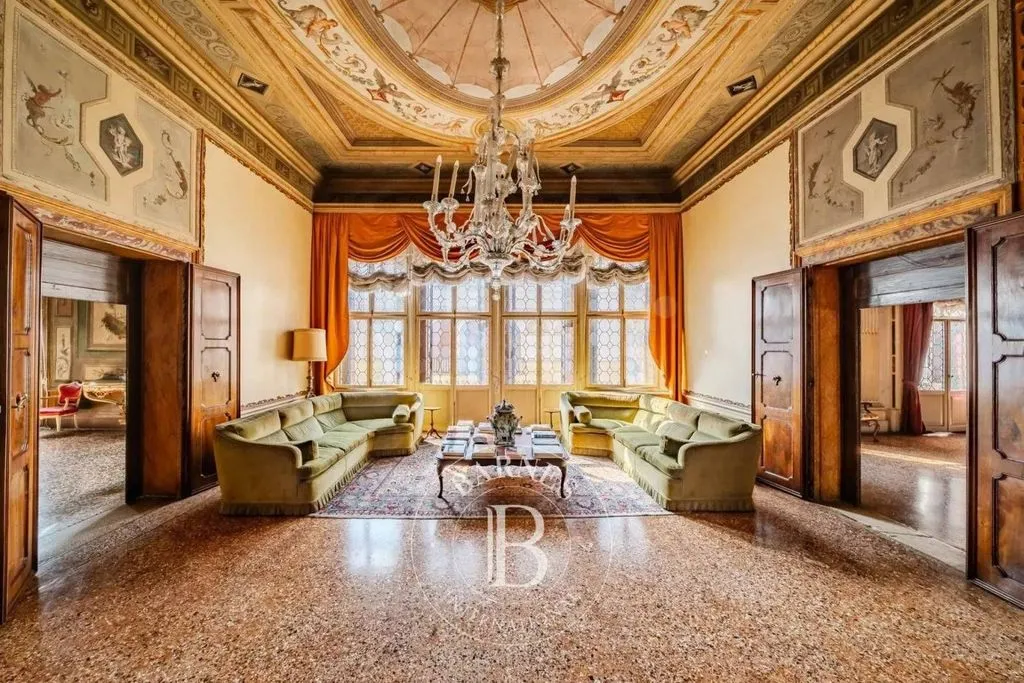 Séjour - Historic Villa with Courtyard in Padua