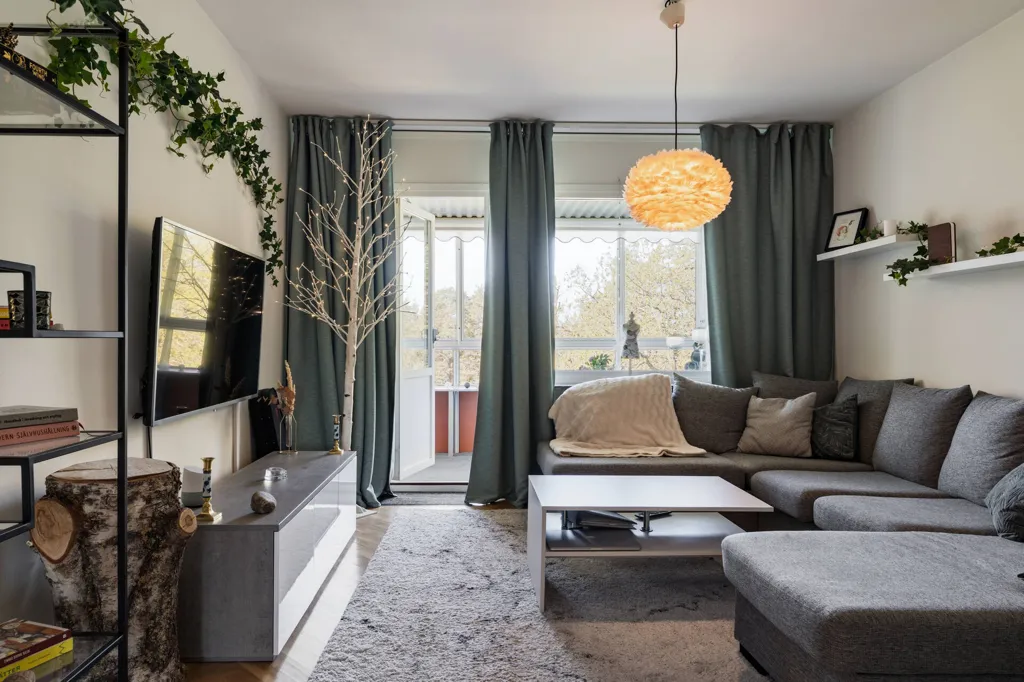 Séjour - Apartment with Large Balcony in Oxelösund
