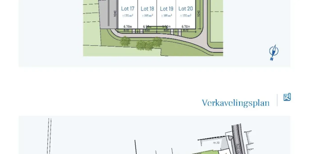 Plan - Maison Moderne à Adegem avec 3 Chambres
