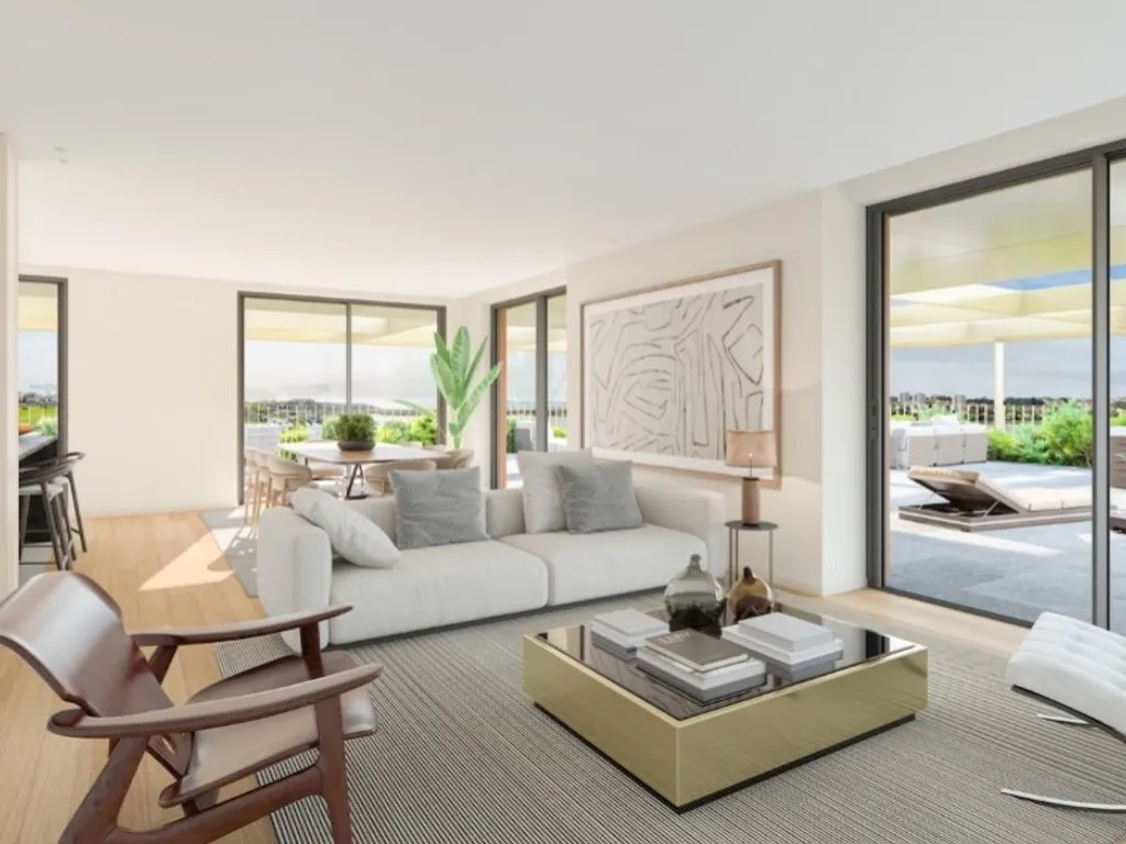 Living Room - Luxury Riverside Apartment in Vila Nova de Gaia