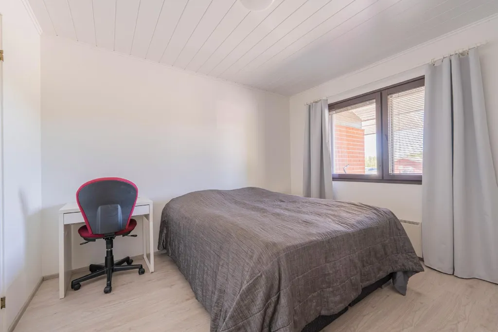 Bedrooms - Compact Terraced House with Garden in Nilsiä