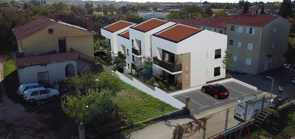 Õhuvaade - Modern Flat with Balcony in Žminj