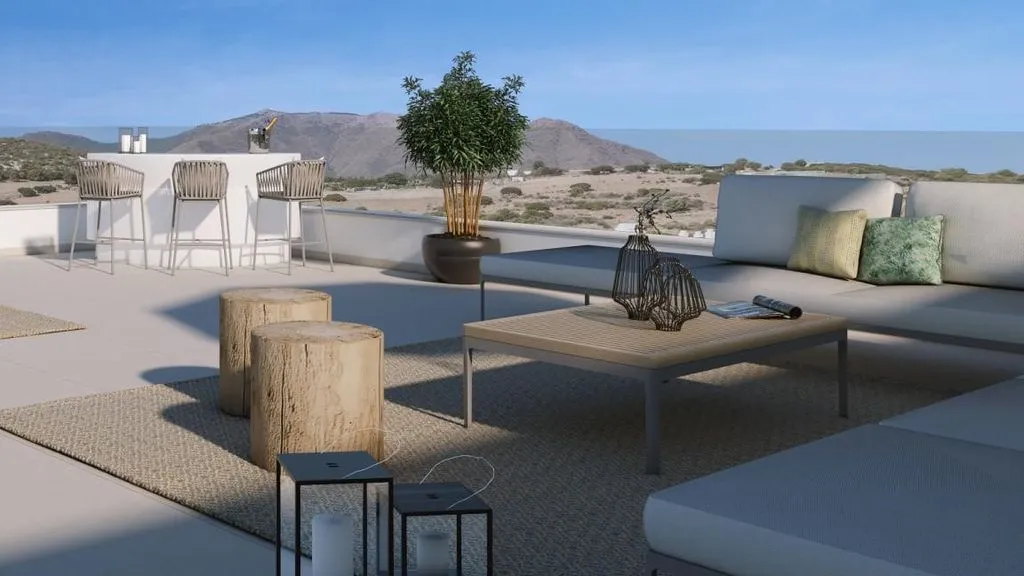 Terrasse - Luxury Flat with Lake View in Casares