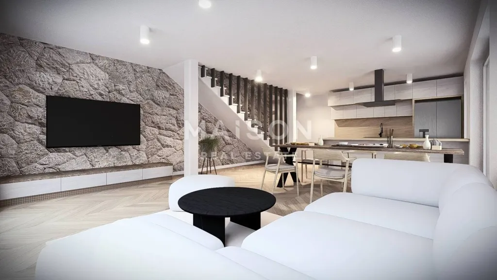 Salón - Luxury Apartment with Private Pool in Malinska