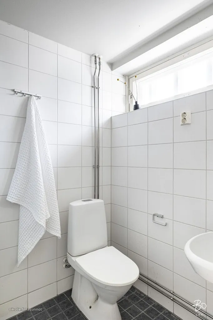 Salles de bain - Apartment with Glazed Balcony in Lahti Centre