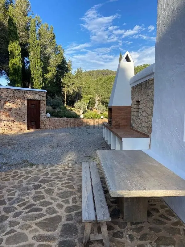 Terrass - Chalet with Pool and Terrace in San Carles