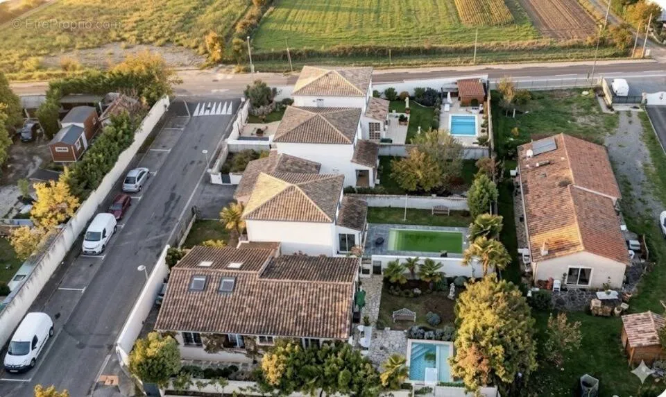 Vue aérienne - Terrain avec Jardin à Colomiers