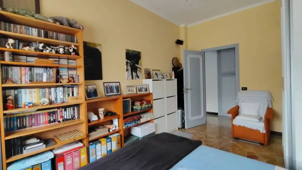 Bedrooms - Panoramic Apartment with Balconies in Genoa