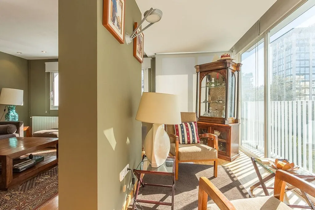 Living Room - Apartment with Pool and Terrace in Sarrià