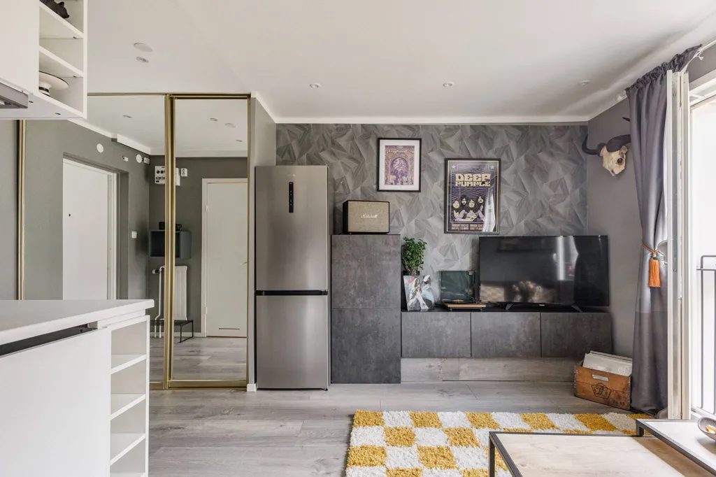 Cuisine - Studio Flat with Balcony in Enköping